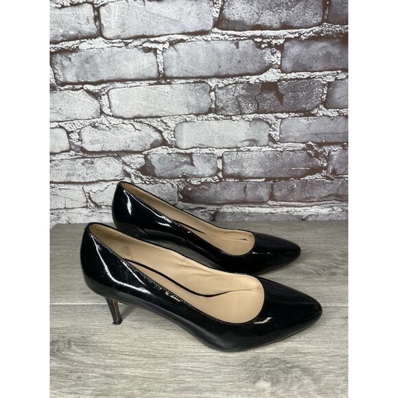 Cole Haan Grand OS Black Classic Patent Leather Stiletto Heels Women 9.5B US/40 - Picture 12 of 16